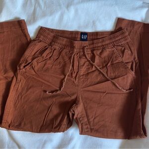 GAP Rust Elastic Waist Pants